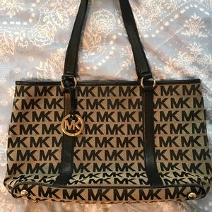 Michael Kors Bag Like New Black / Tan